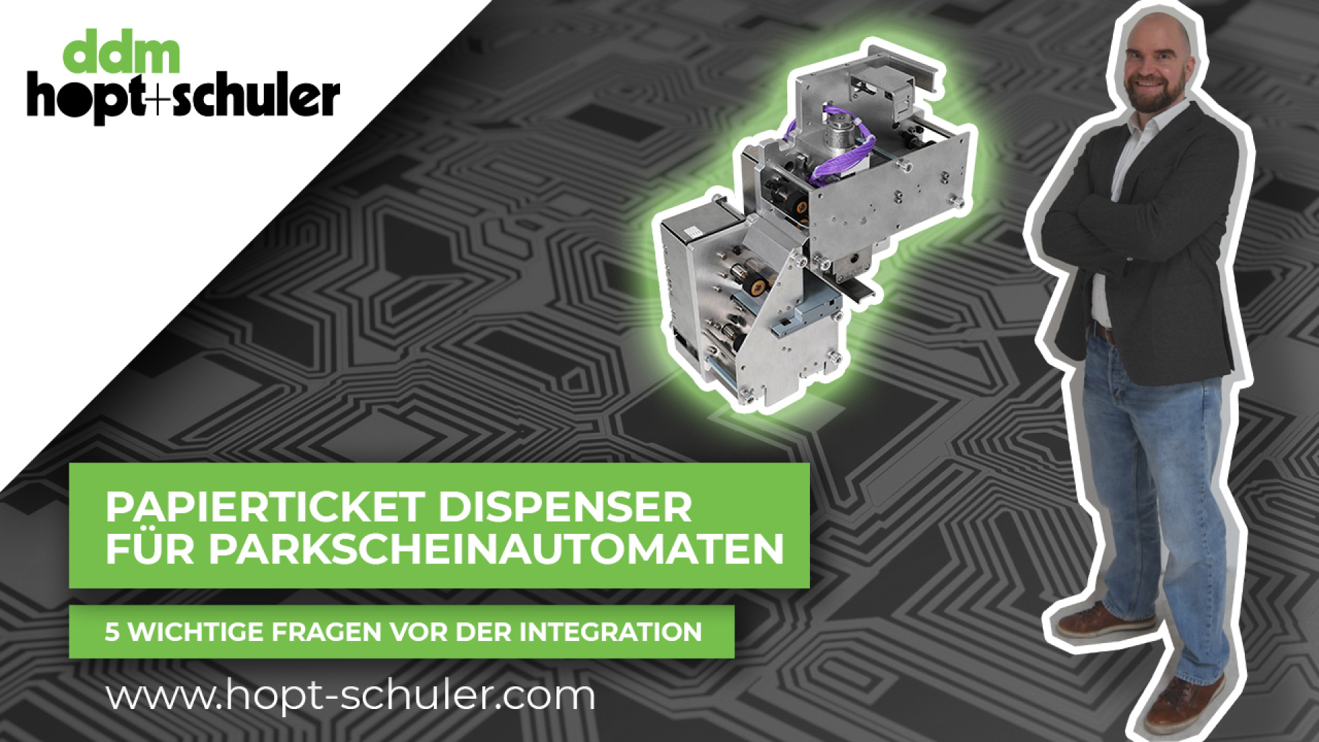 Papierticket Dispenser für Parkscheinautomaten