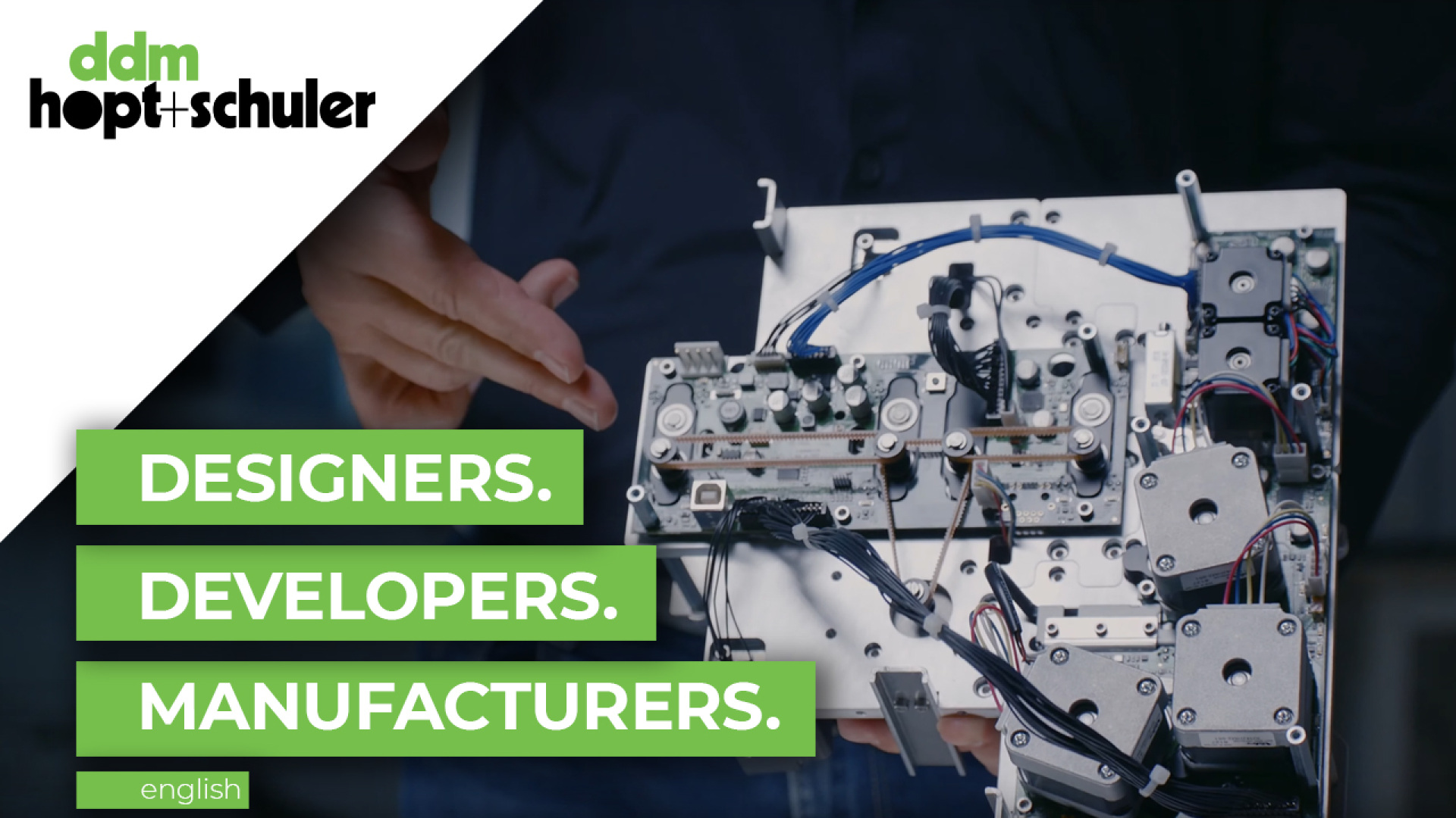 We are designers, developers, manufacturers