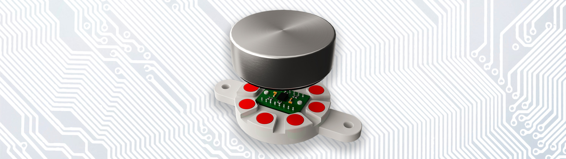 Magnetischer Encoder mit abnehmbarem Knopf