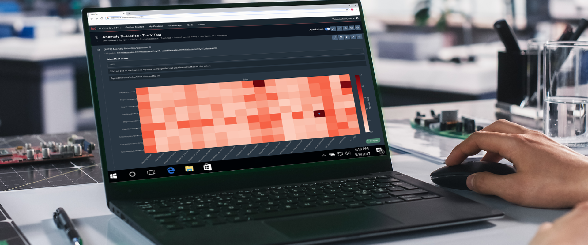 Test data analysis AI_Monolith
