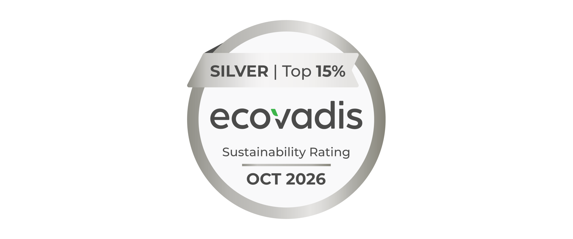 Ecovadis Medal 2026 silver